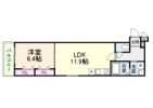 レネスト新深江Aの間取り画像