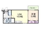 レネスト新深江Aの間取り画像