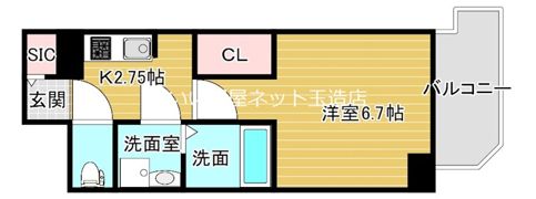 ファーストフィオーレ大阪城イーストの間取り画像