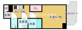 ファーストフィオーレ大阪城イーストの間取り画像
