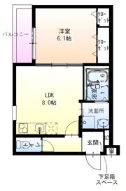 フジパレス住吉長居III番館の間取り画像