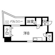 エルミタージュ難波南IIの間取り画像