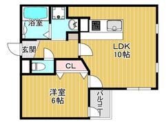 リアライズ鶴見諸口の間取り画像
