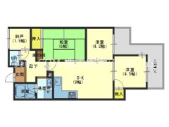 クレール緑橋の間取り画像