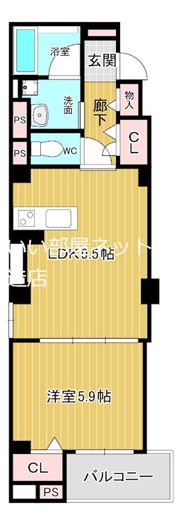 ルミナテラス上町台の間取り画像