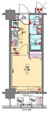 プレサンスNEO長堂アウローラの間取り画像