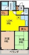 BESTII番館の間取り画像