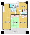 カスタリア上町台の間取り画像