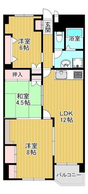 鴫野コーポ4号棟の間取り画像