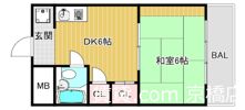 京橋マンションの間取り画像
