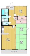 コンフォートヴィラ深江橋の間取り画像