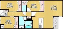 GRAND STEADY 桜の町の間取り画像