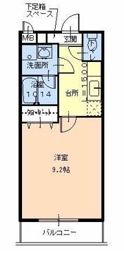 フジパレス住之江ウエストの間取り画像