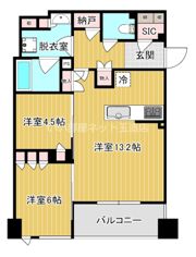 シティタワー天王寺の間取り画像