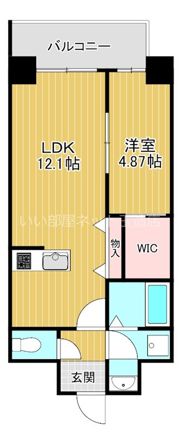 パーフェクトライフ真法院の間取り画像
