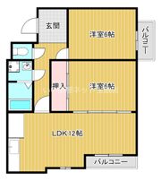 ローズマンション新深江の間取り画像