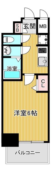 グランカリテ北梅田の間取り画像