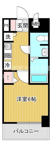 アクアプレイス天王寺IIの間取り画像