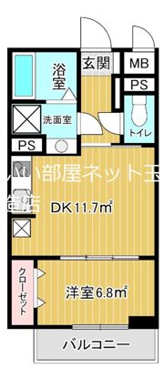 リアライズ長居公園通の間取り画像