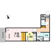 セジュールたまでの間取り画像