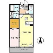 COZY岸里IIの間取り画像