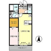 COZY岸里IIの間取り画像