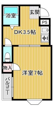 メゾンなごみの間取り画像