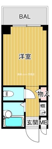クレセント都島の間取り画像