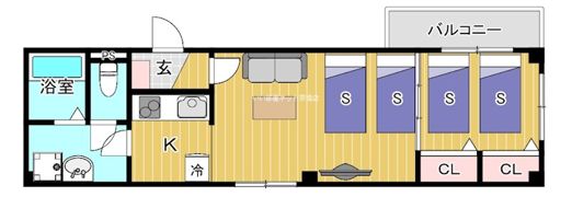 プレイス川口の間取り画像