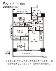 エレガンス巽の間取り画像