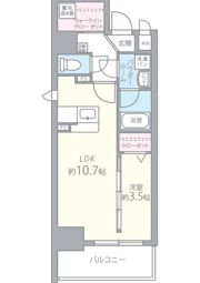 ソシオ心斎橋の間取り画像