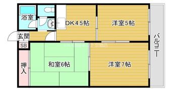 ホワイトハイツの間取り画像