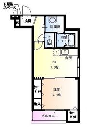 フジパレス長居の間取り画像