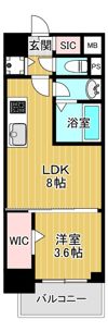 アーバネックス中崎町の間取り画像
