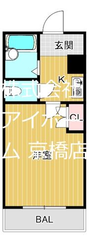 エムロード蒲生の間取り画像