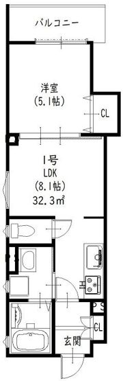 ラモーナ焼野IIの間取り画像