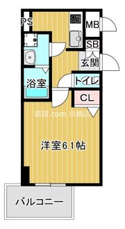 エスリード京橋セントラルの間取り画像