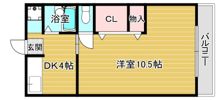 山﨑マンション長柄中の間取り画像