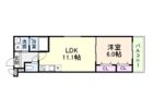 レネスト新深江Bの間取り画像