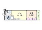 レネスト新深江Bの間取り画像