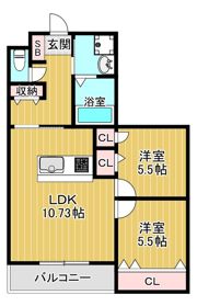 クレール新森の間取り画像
