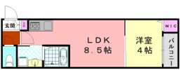 H-maison住之江IIIの間取り画像
