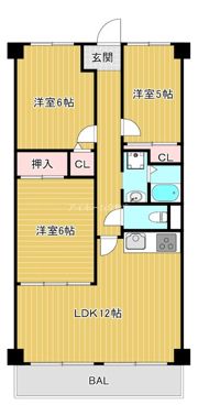 サンファースト京橋の間取り画像