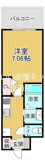 Luxe大阪城南の間取り画像