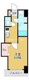Luxe西田辺の間取り画像
