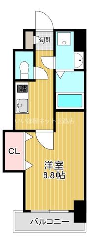 Luxe西田辺の間取り画像