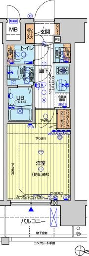 レオンコンフォート難波西IIの間取り画像