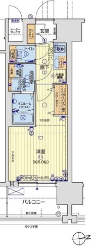 レオンコンフォート難波南IIの間取り画像