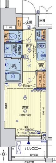 レオンコンフォート難波ノワールの間取り画像