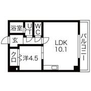 オズレジデンス東住吉の間取り画像